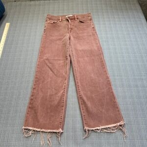 Indie Festival Super High Rise Wide Leg Crop Jeans Size 5 27 Festival Y2K Eunina